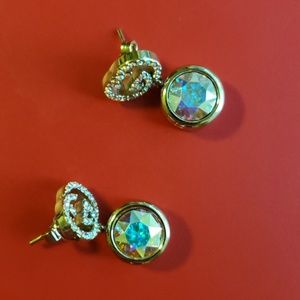 Gucci rhinestone earrings